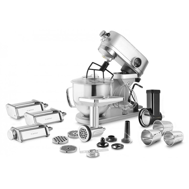 Robot de bucatarie Sencor STM 3774RD, 1000 W, rosu, functii de mancat si mixat