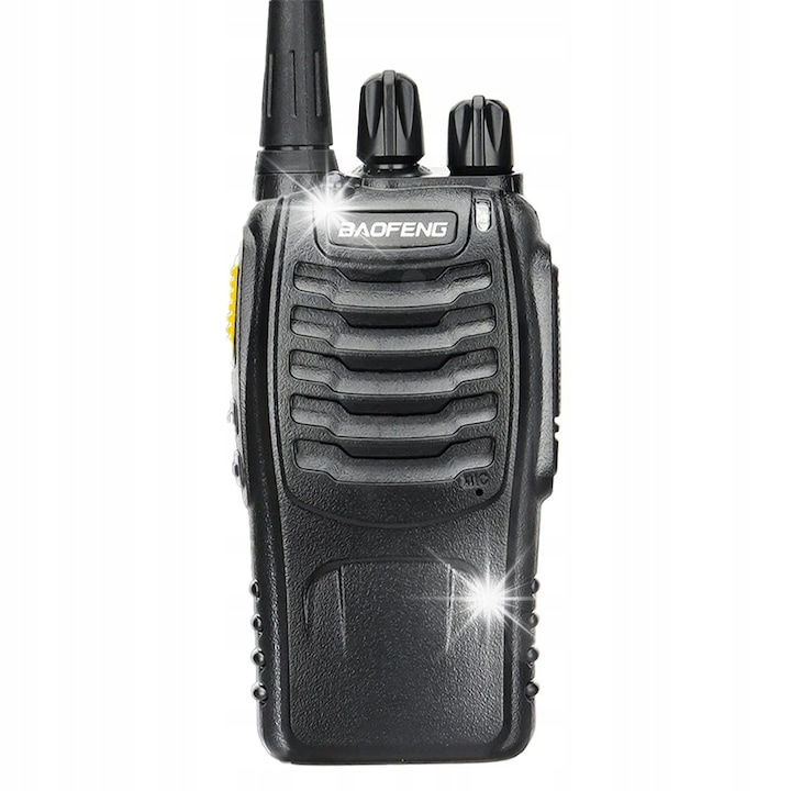 Baofeng BF-888SD rádióállomás, 16 csatorna, UHF 400-470 MHz, USB-C töltés, 115x60x33mm, 150g