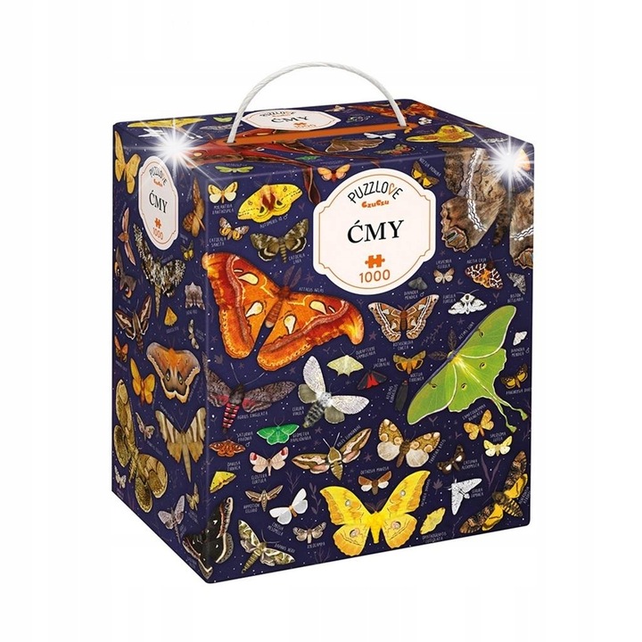 Puzzle oktató Bright Junior Media, 1000 darabos készlet, 68x48cm, különféle macskafélék