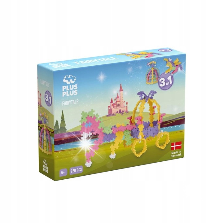 Комплект за конструиране Plus-Plus mini 220 части, Фея и Еднорог, 20мм, без PVC, 5+