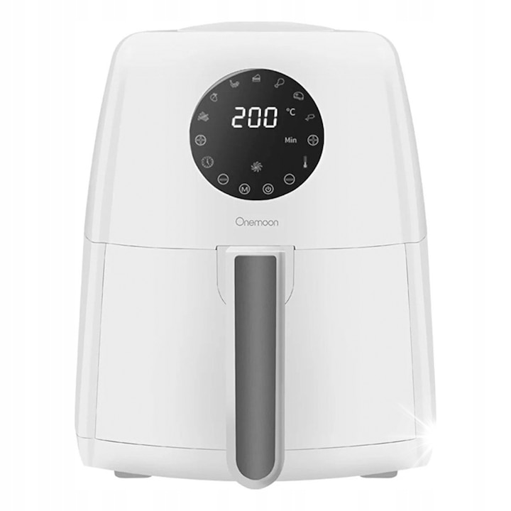 Friteuza Onemoon OA5, 3,5 l, 1500 W, fekete, 7 előre beállított programmal