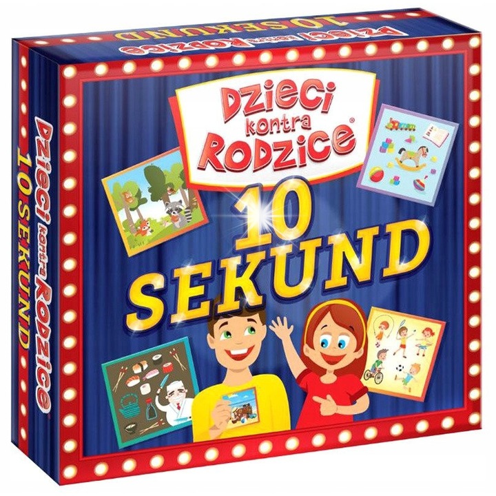 Társasjáték, gyermekeknek és szülőknek, 2+ játékos, többszínű