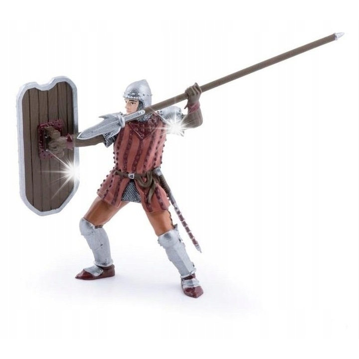 Фигурка РИЦАР с копие, PAPO, реалистични детайли, за момчета, 10x15см