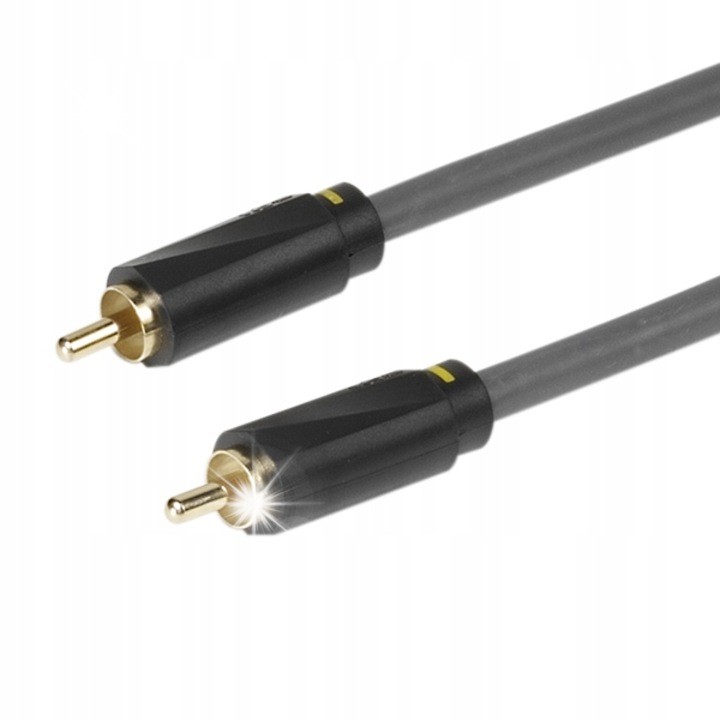 Kábel 1xRCA - 1xRCA 3m 100% OFC, 24K arany, VIVANCO