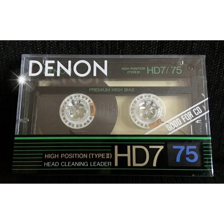 Caseta Denon HD7 75, crom, an 1988