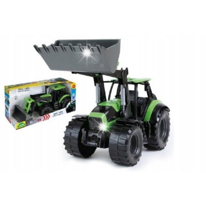 Tractor de jucarie Lena, utilaj de constructie, inalta calitate, multicolor