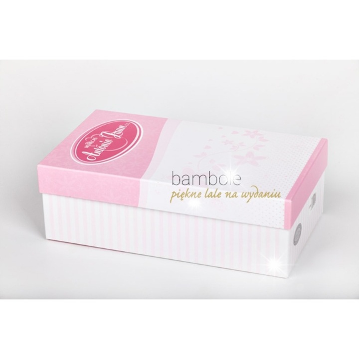 Carla baba, 40 cm, kocával és fülbevalóval, szett, kislányoknak