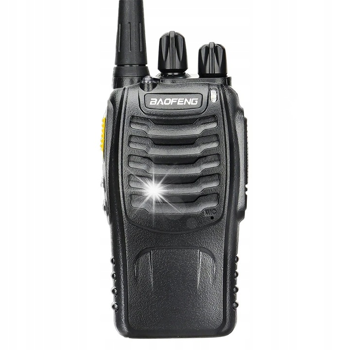 Baofeng BF-888SD rádióállomás, UHF, 16 csatorna, 5W, 400-470 MHz, USB-C töltés