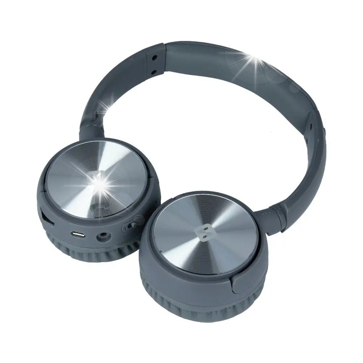 SWISSTEN Trix vezeték nélküli fejhallgató, Bluetooth 4.2, FM tuner, microSD, 8 óra üzemidő