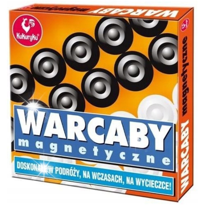 Társasjáték, 2 játékos részére, mágneses, kompakt, 6+ év