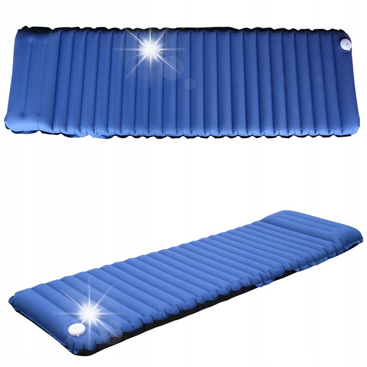 Надуваем дюшек за къмпинг Aerogogo GM4-01, 1 човек, 10 см дебелина, термоизолация R-Value 5, с автоматична помпа