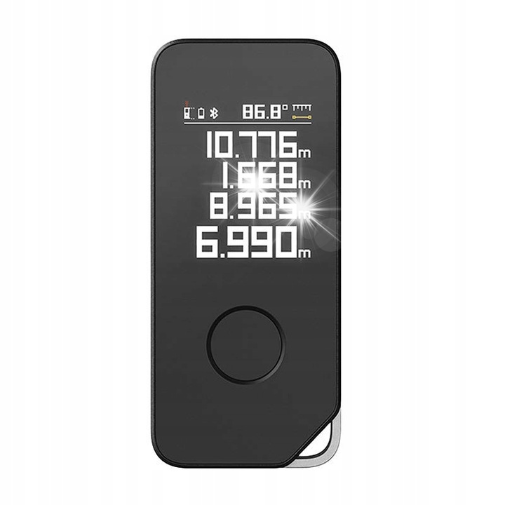 HOTO H-D50 lézeres távolságmérő, Bluetooth, 50m, 1.8" LED, 99x44x23mm