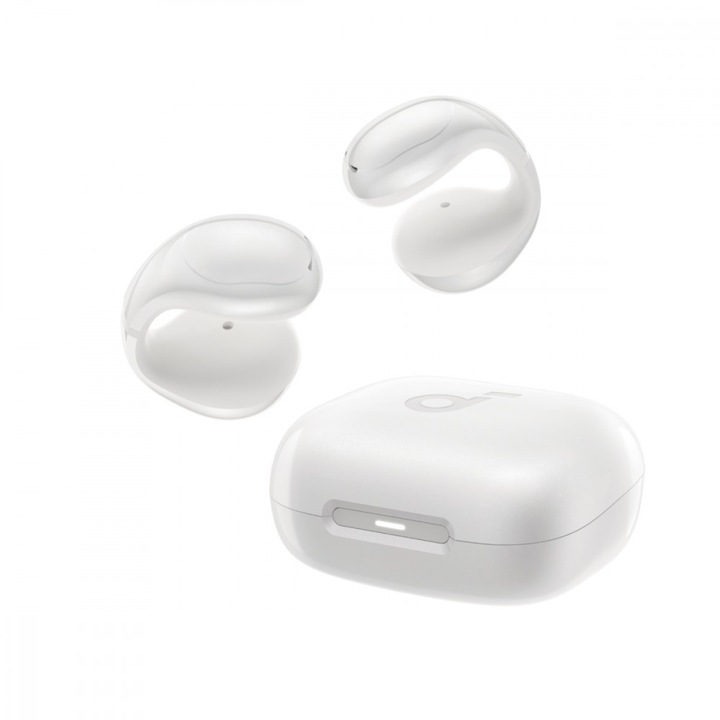 Vezeték nélküli fülhallgató, Soundcore, C30i, Bluetooth 5.3, 10 óra üzemidő, fehér