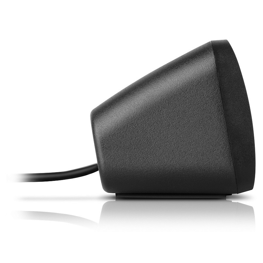 Soundbar PC REAL-EL S-170, 6W, negru, dimensiuni 32x6.5x6cm, cu iluminare LED