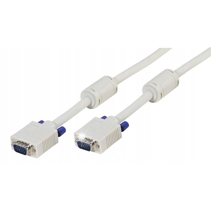 VGA-VGA kábel 10m 15pin VIVANCO, kiváló minőség, OFC, kétirányú