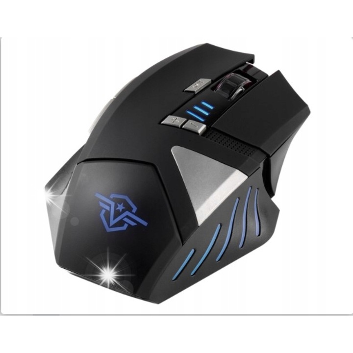 VIVANCO IT-MS G1 gamer egér, 8 gomb, konfigurálható világítás, 2750dpi, 122x84mm