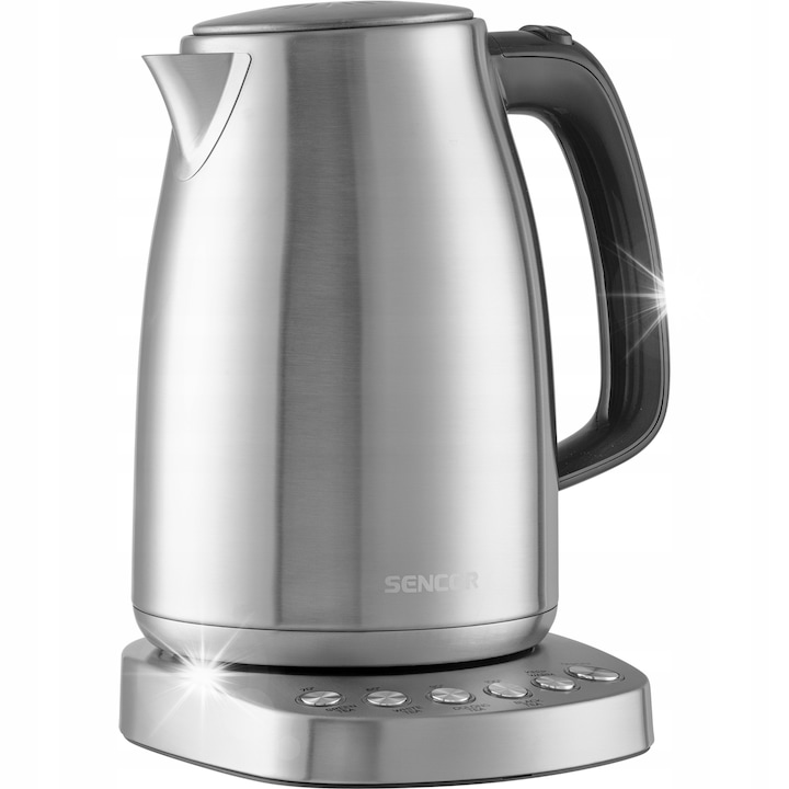 Fierbator electric Sencor SWK 0951BK, 1,7 l, 2200W, dublu perete, negru