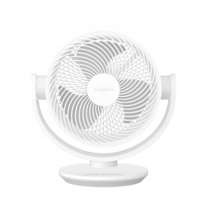 Настолен вентилатор Xiaomi, модел BPLDS10DM, 3D осцилация, 1180 м³/ч, 12V, 324x200x334мм, бял