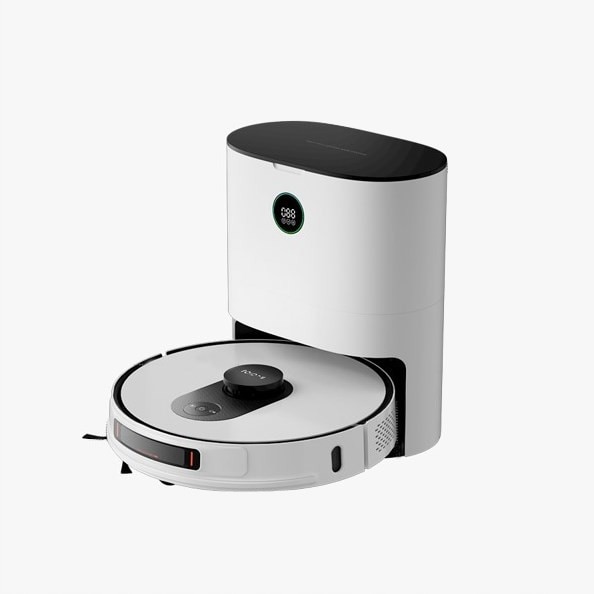 Aspirator robotizat Roidmi EVE MAX, alb, 5000 Pa, 65 W, set cu statie de incarcare