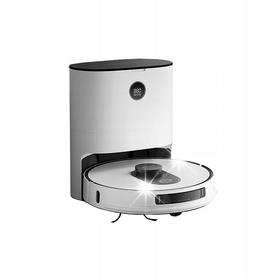 Aspirator robotizat Roidmi EVE MAX, alb, 5000 Pa, 65 W, set cu statie de incarcare