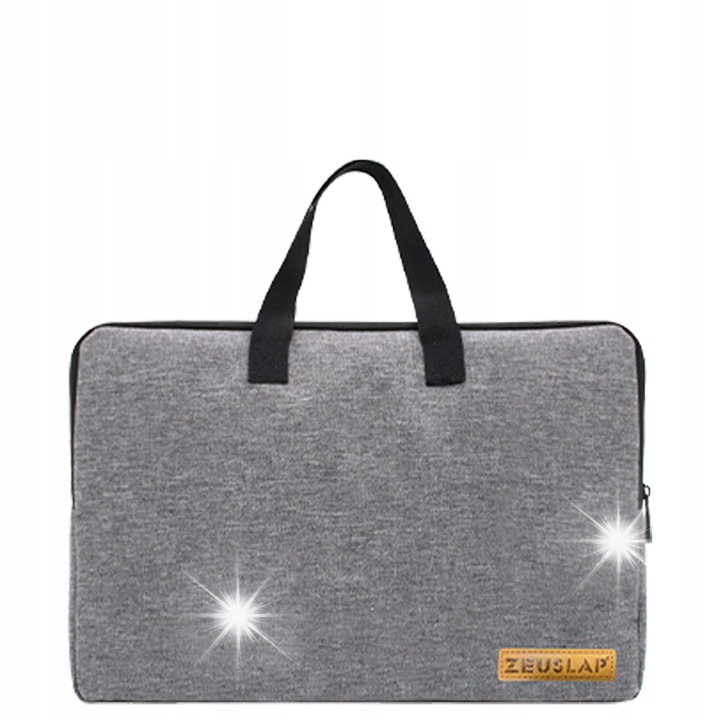 Hordozható monitor táska 15,6", ZEUSLAP, karcálló, könnyű, szürke