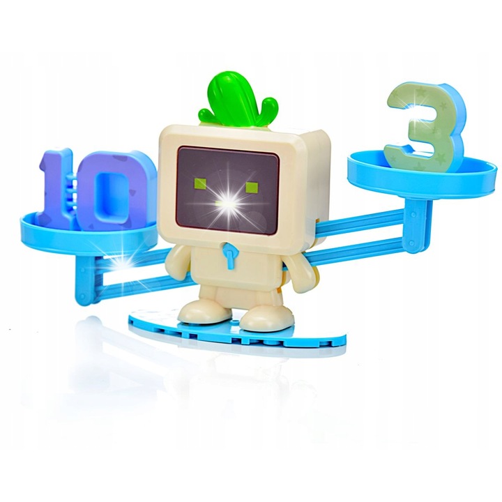 Комплект образователна игра Математически робот, 24 елемента, тегло 19x11см, за 1-4 играчи, 3+ години