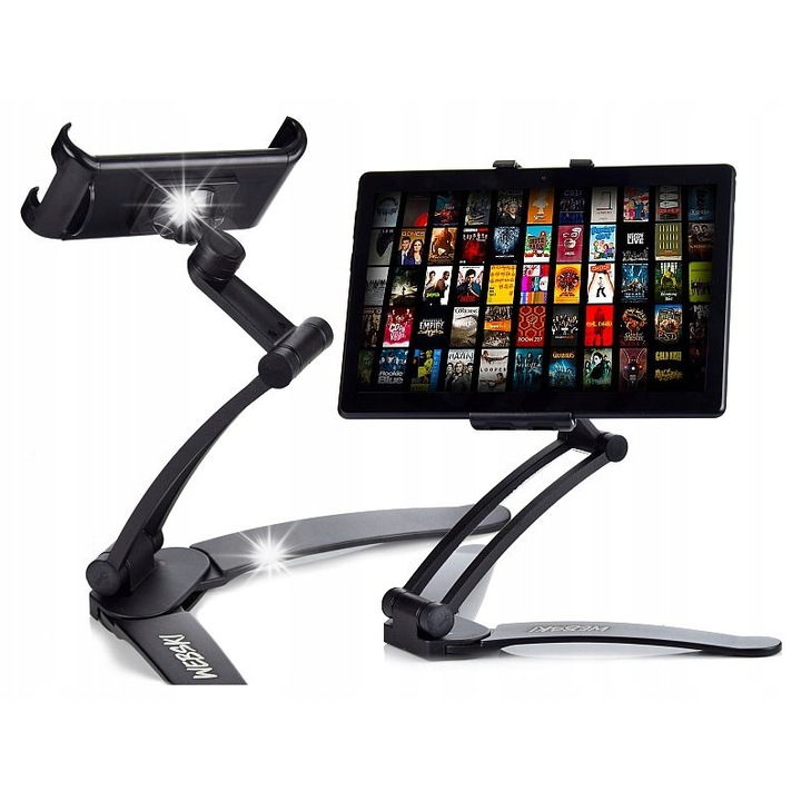 Регулируема стойка за таблет Webski, черна