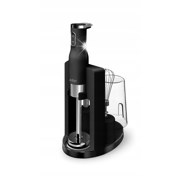 Пасатор Lauben 800AT, 800W, 6 скорости, черен, пълен комплект с аксесоари