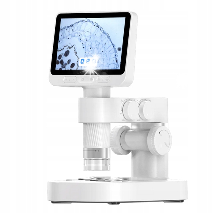 Цифров микроскоп Beaverlab Darwin M2A, 40x-1000x, LED осветление, бял