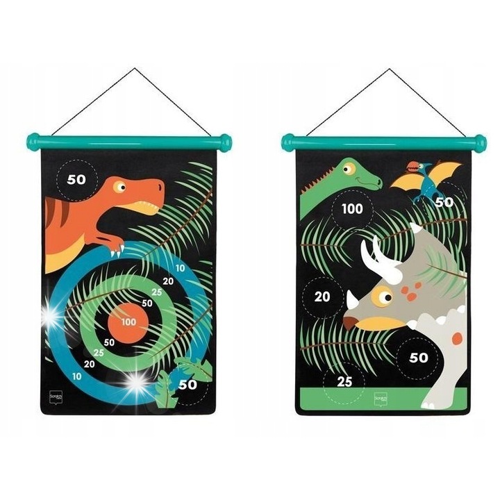 Комплект магнитни стрелички T-rex, Scratch, 55x36см, за дейности на открито