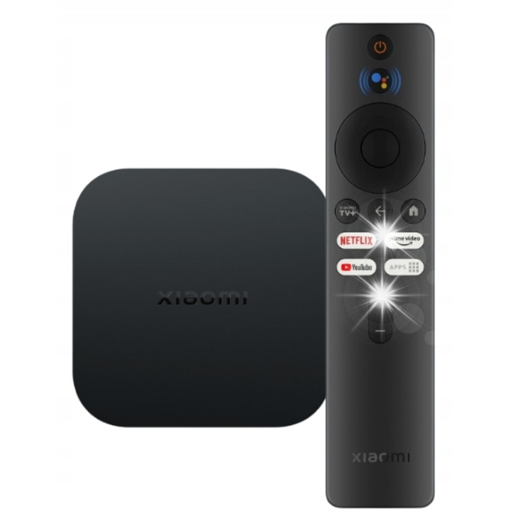 Xiaomi TV Box S (2nd Gen), 4K, Dolby Vision, Dolby Atmos, 2GB RAM, 8GB stocare