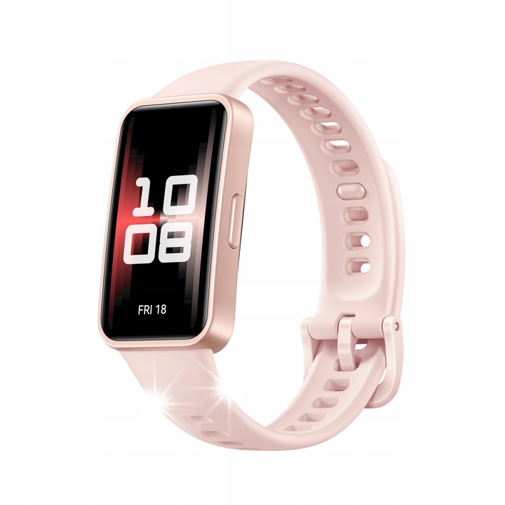 Фитнес гривна Huawei Band 9, розова, 1,47" AMOLED, измерване на стъпки и калории, комплект
