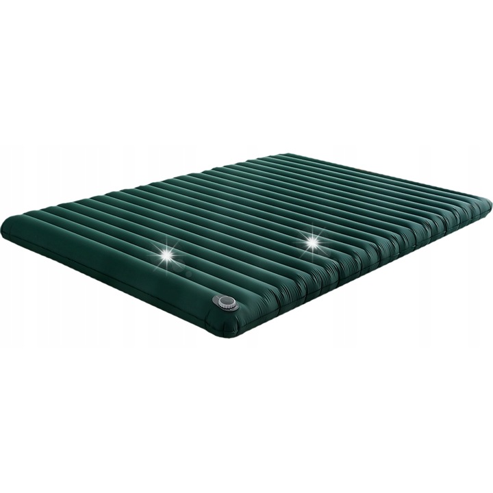 Надуваем дюшек за къмпинг Aerogogo GM2-02, двоен, с електрическа помпа, водоустойчив, 200x140x14см