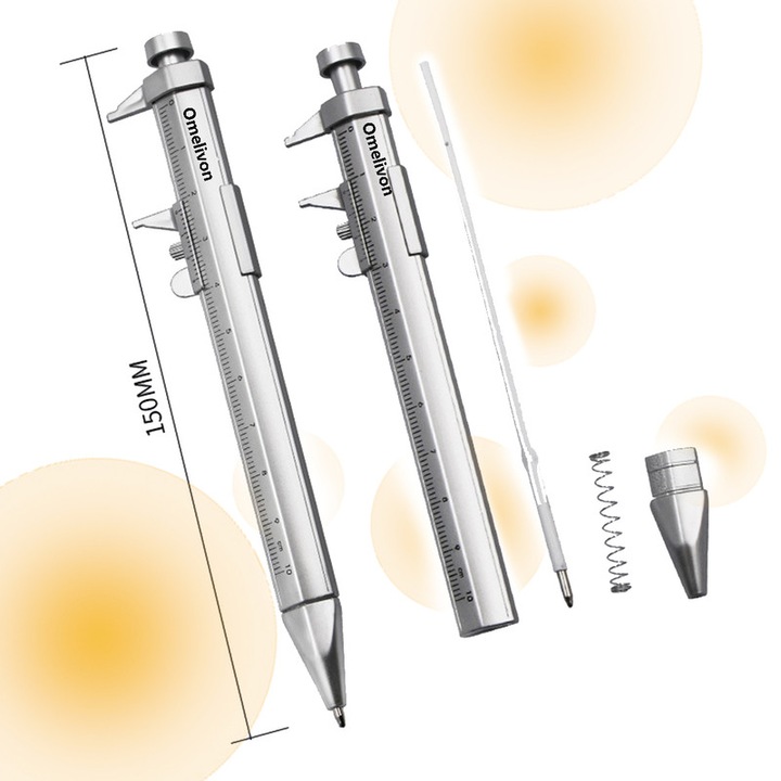 Pix multifunctional Omelivon, 0-10mm, argintiu, 150mm lungime