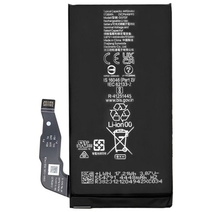 Google Pixel 8a Google akkumulátor 4492mAh li-polymer, gigapack csomagolás