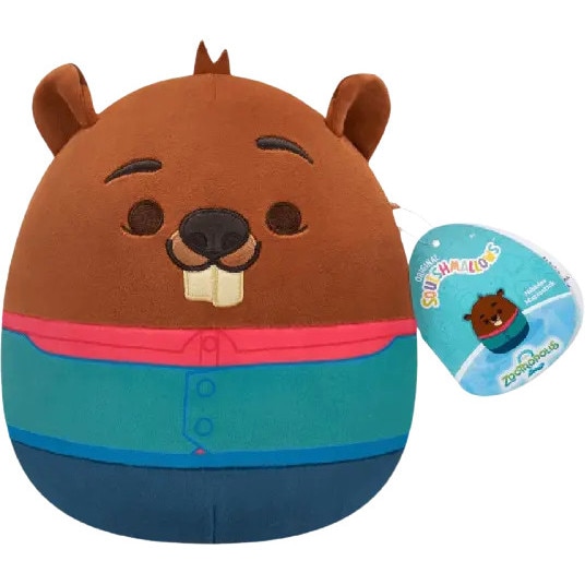 Jucarie de plus Squishmallows Zootopia - Nibbles, 20 cm