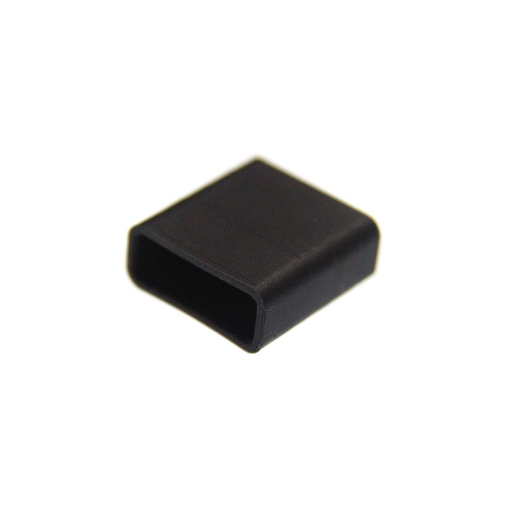 Capac protectie USB-A / USB 3.0, MKF, silicon, negru, set de 1 bucata