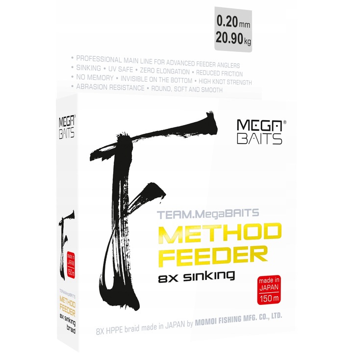 Brad Textil Dragon MegaBAITS Method Feeder 8x 0.08mm 150m Süllyedő