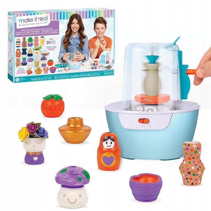 Set de olarit Mini Studio pentru copii, ceramica