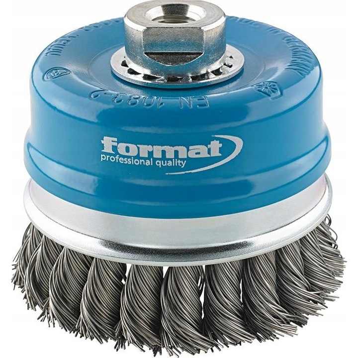 Perie tip disc, otel M14, 100x0, 5mm, pentru polizoare unghiulare