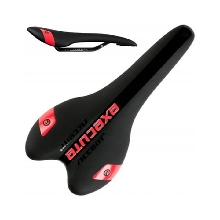 Sa Bicicleta ACCENT EXE Negru-Rosu - Confort si Performanta