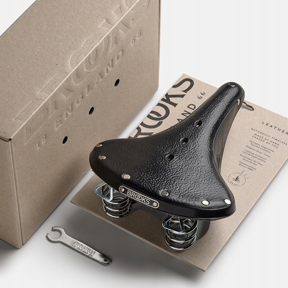 Sa Piele Brooks B66 Negru Suspensie Arcuri - eMAG.ro