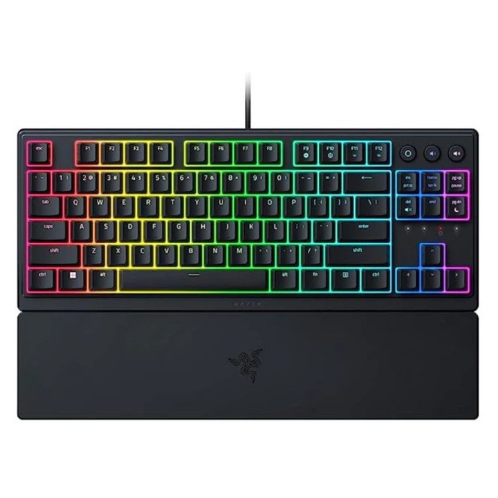 Razer Ornata V3 Tenkeyless RGB геймърска клавиатура, черна, USB