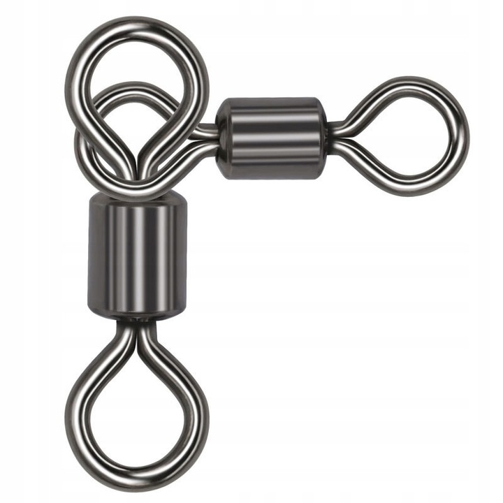 Въртяща се макара за риболов 12x14, 360 градуса, неръждаема стомана, 8 мм, комплект аксесоари за монтаж