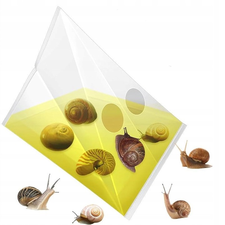 Set 20 capcane pentru melci, ecologice, reutilizabile, 21x15cm, fara chimicale