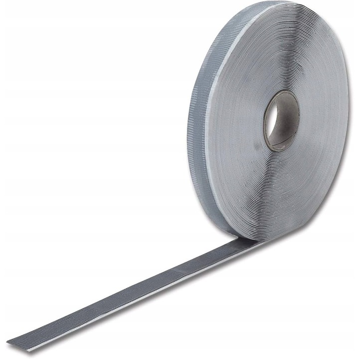 Banda butilica autocolanta Illbruck ME403, 1,5mm x 15mm x 25m, gri, utilizare in constructii