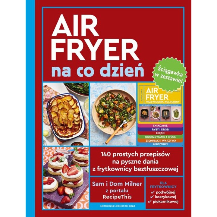 AIRFRYER NA CO DZIEŃ + ŚCIĄGAWKA, APN PROMISE