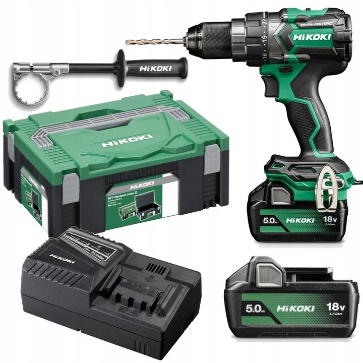 Ударен винтоверт Hikoki DV18DC WPZ 140Nm 18V 2x5Ah безчетков