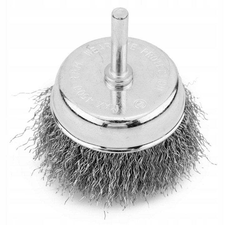 Perie sarma GRAPHITE 70mm, 6mm, otel ondulat, 4500 rpm