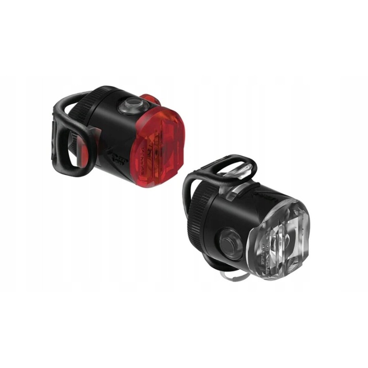 Комплект светлини за велосипед Lezyne USB-C Drive Черен